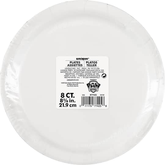 8.5" PAW Patrol™ Paper Plates, 8ct.